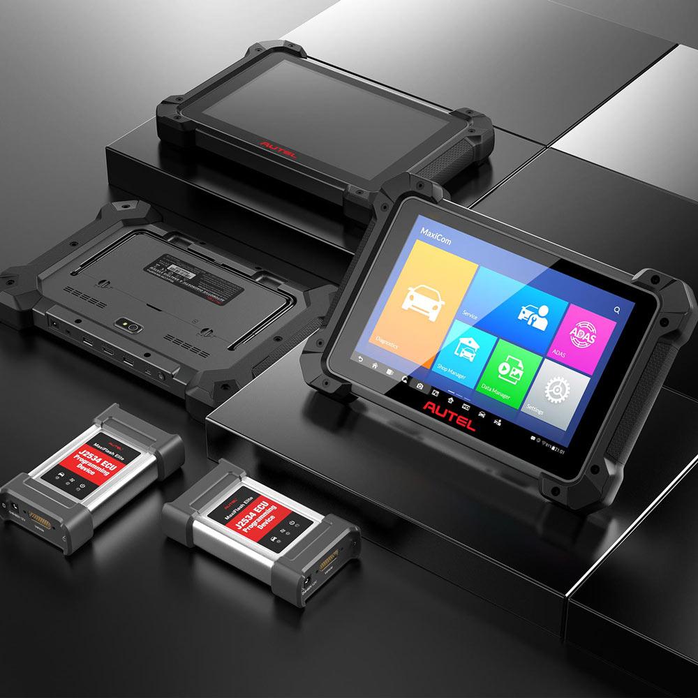 Autel MaxiCOM MK908 Pro II MK908P II Automotive Diagnostic Tablet J2534  Reprogramming Tool –